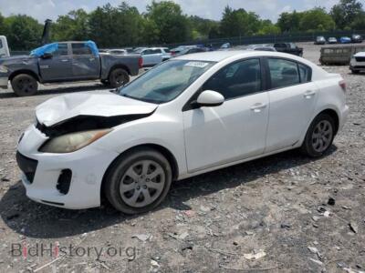 2012 Mazda 3 I, белый — VIN JM1BL1UG4C1591204, Copart