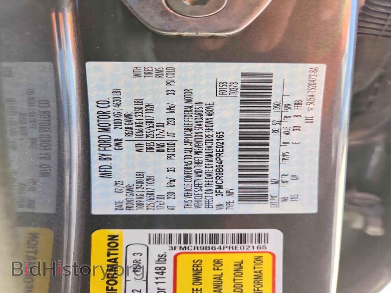 2023 FORD BRONCO - VIN: 3FMCR9B64PRE02165 - Photo 13