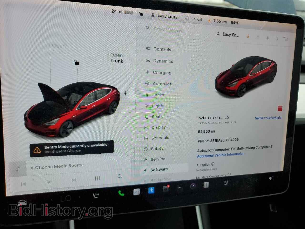 2020 TESLA MODEL 3 - VIN: 5YJ3E1EA2LF804909 - Photo 9