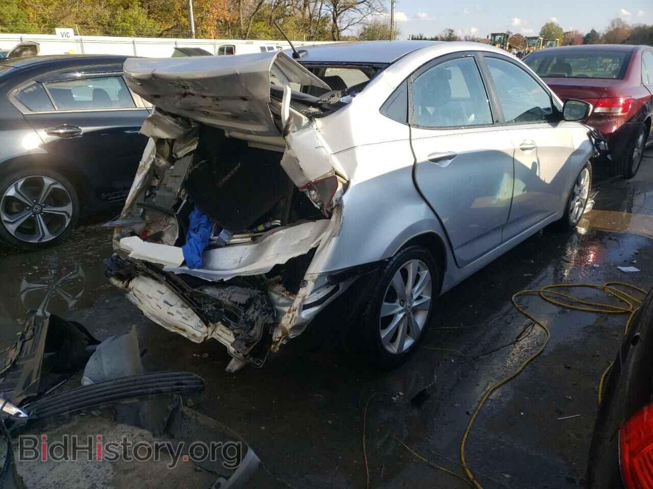 2014 HYUNDAI ACCENT - VIN: KMHCU4AE4EU666518 - Фото 4