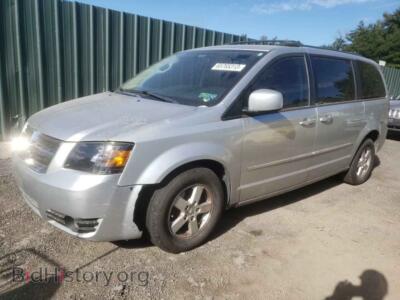 2010 Dodge CARAVAN Grand Cara, серебристый — VIN 2D4RN5D13AR195143, Copart
