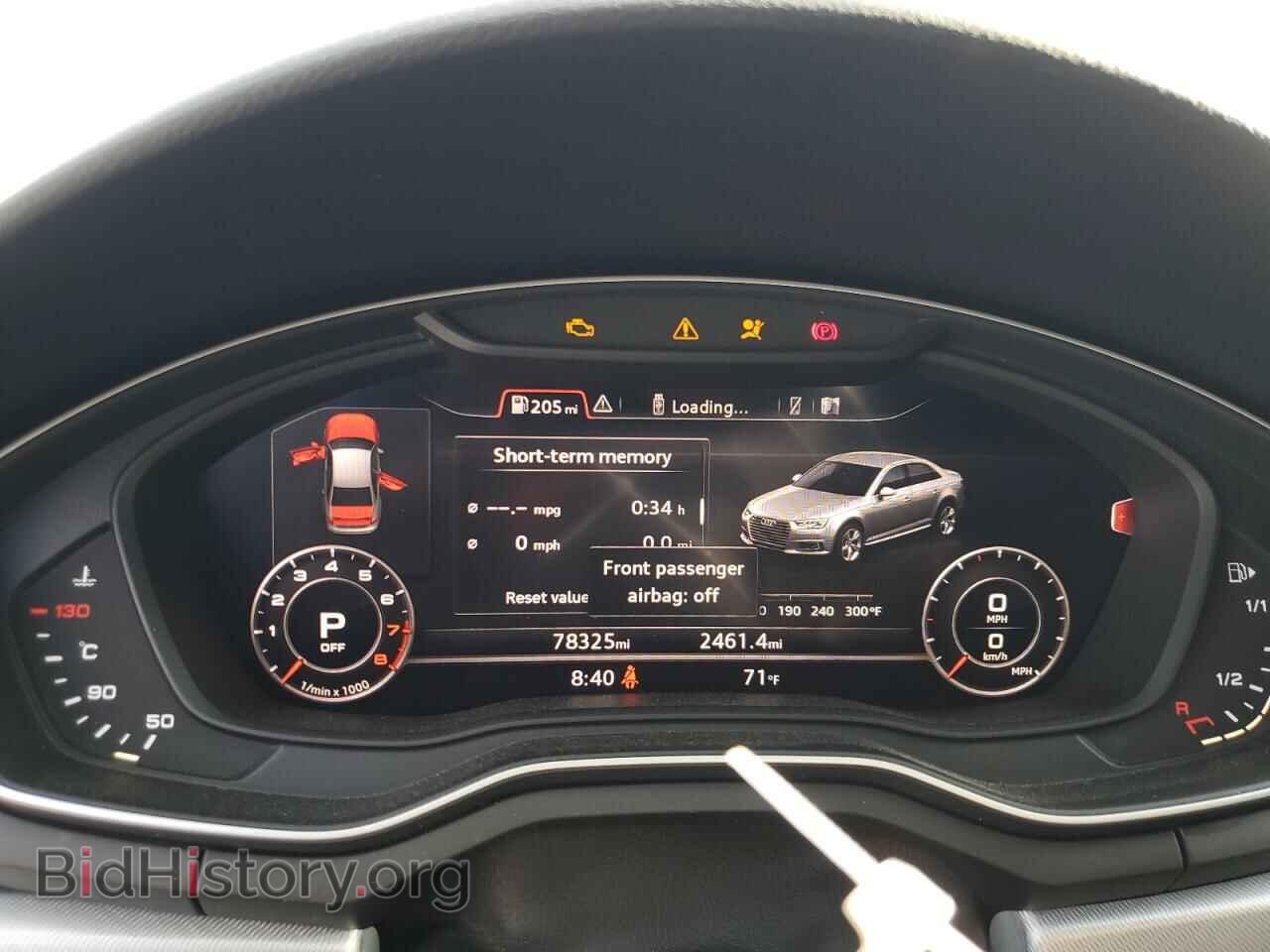 2017 AUDI A4 - VIN: WAUCNAF43HN015053 - Photo 9