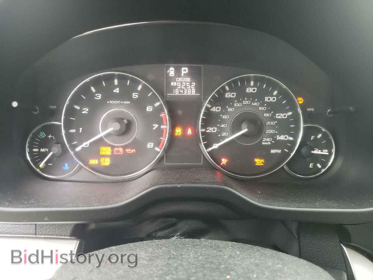 2012 SUBARU LEGACY - VIN: 4S3BMBA64C3024445 - Фото 9