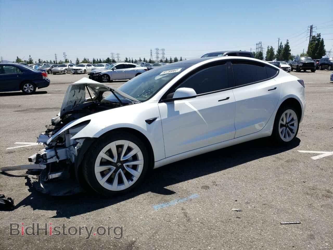 Photo 5YJ3E1EBXNF137700 - TESLA MODEL 3 2022