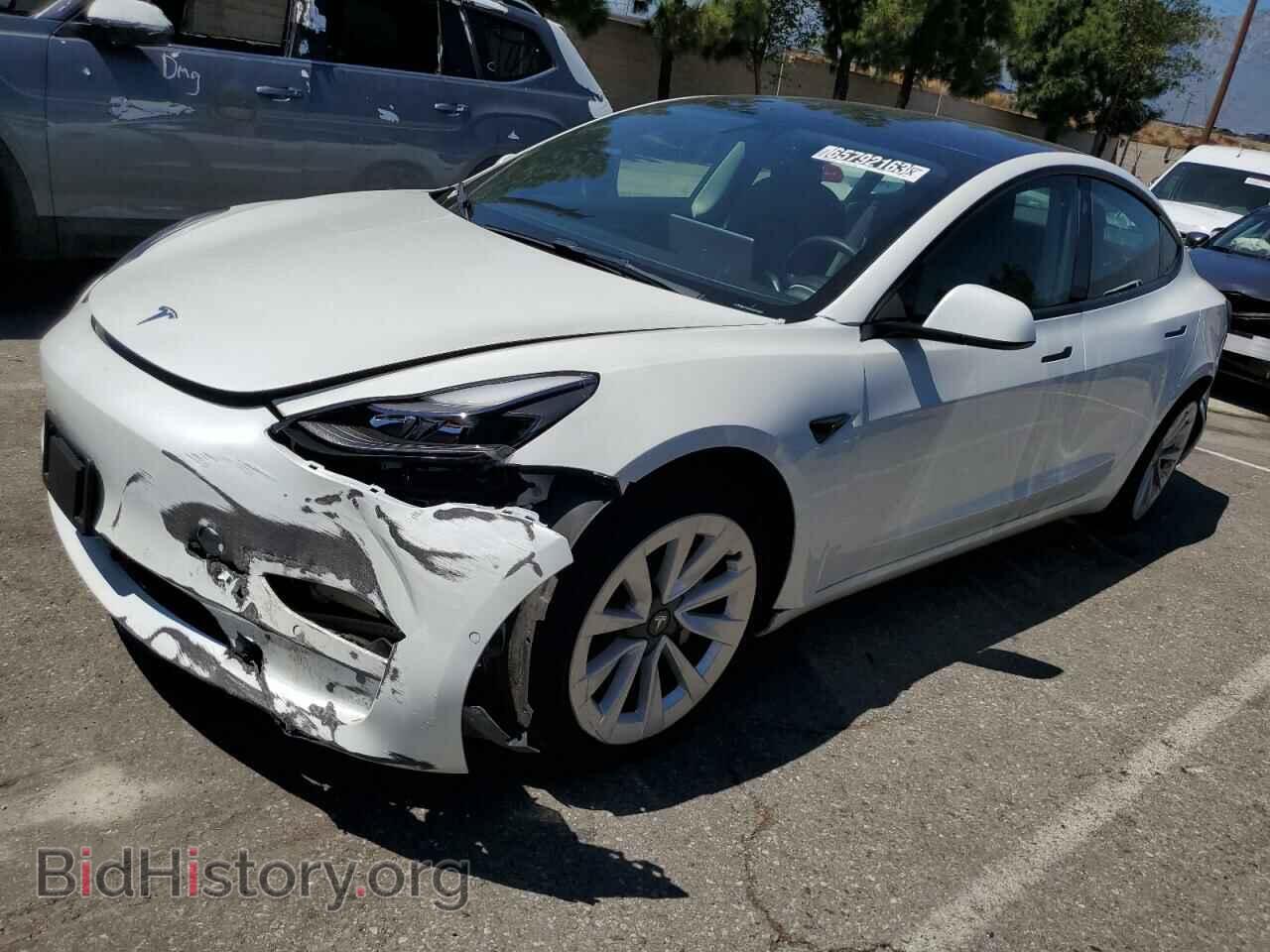 Фотография 5YJ3E1EA0NF143867 - TESLA MODEL 3 2022