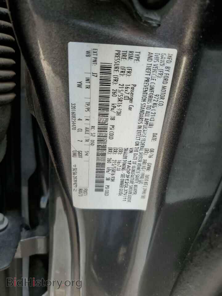 2016 FORD FOCUS - VIN: 1FADP3FE2GL379311 - Фото 12