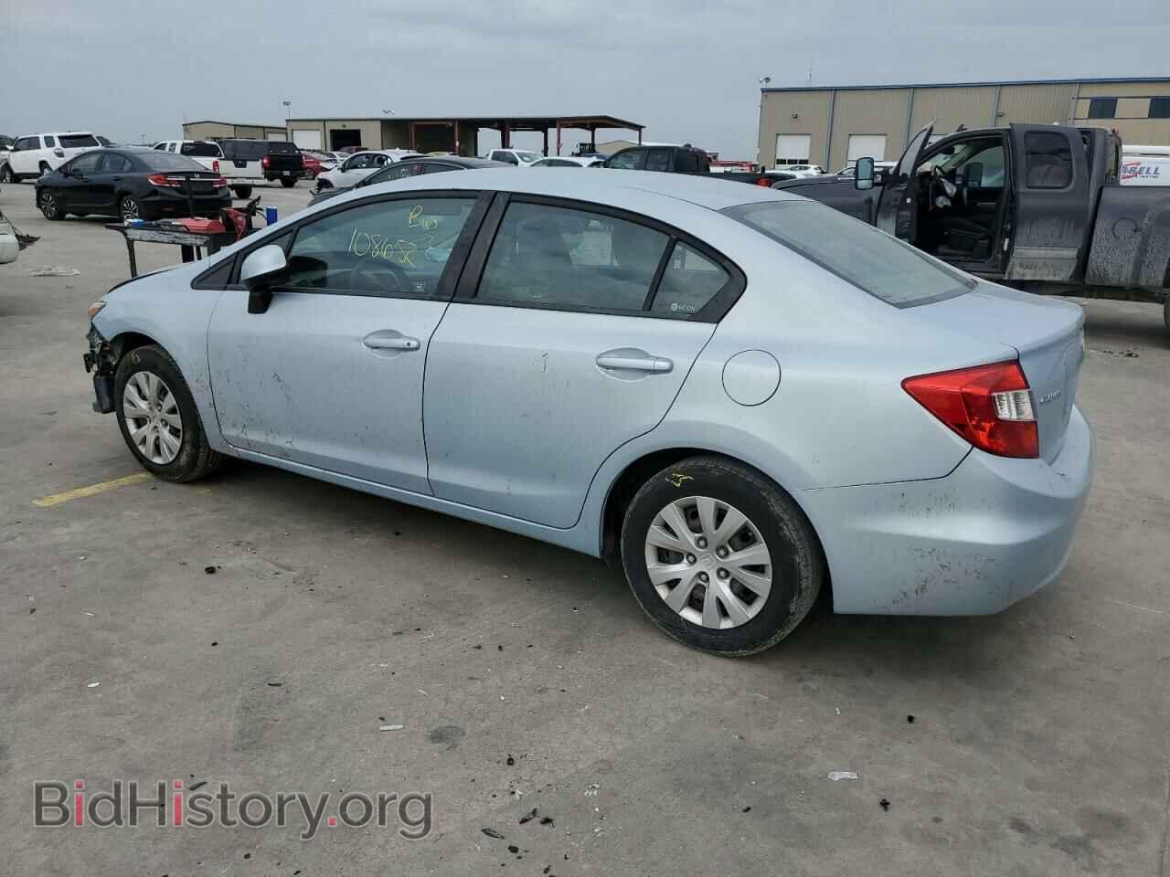 2012 HONDA CIVIC - VIN: 2HGFB2F56CH596025 - Фото 2