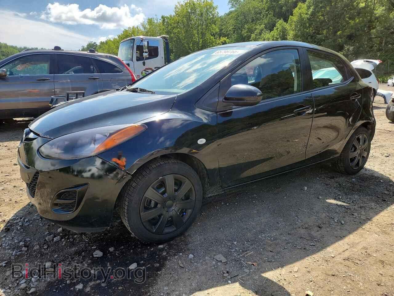 2013 Mazda 2 (VIN JM1DE1KZ3D0163672) — фото 1 из 12, Copart, повреждение: задняя часть