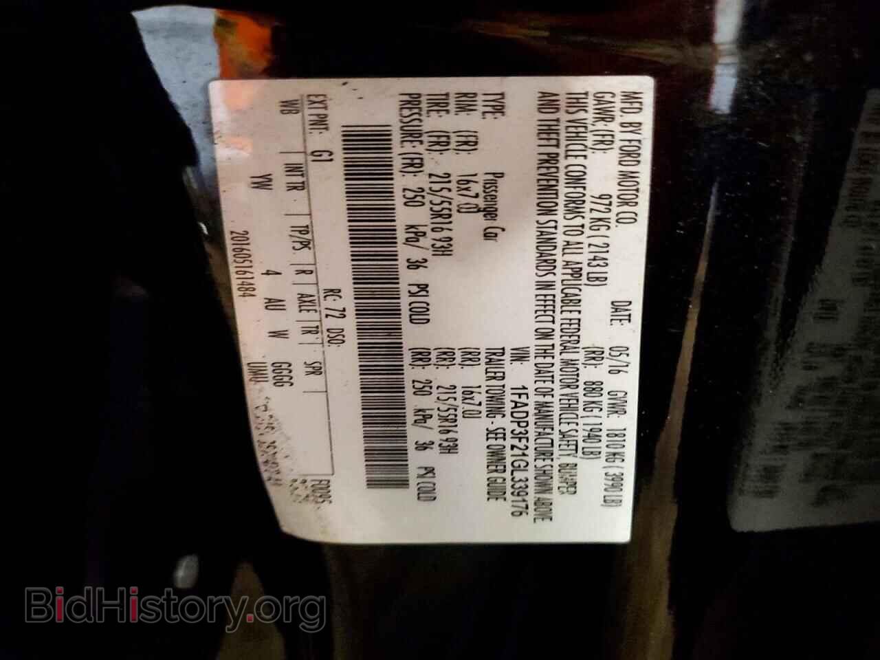 2016 FORD FOCUS - VIN: 1FADP3F21GL339176 - Photo 13