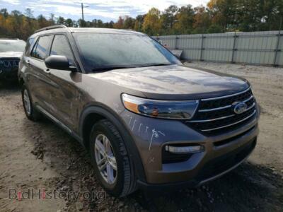 2021 Ford EXPLORER Explorer X, коричневый — VIN 1FMSK7DH7MGC50873, Copart