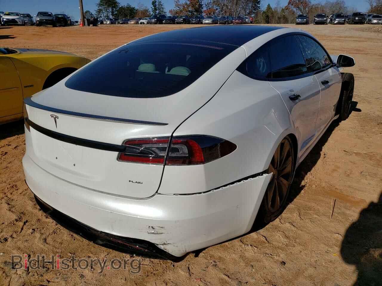 2021 TESLA MODEL S - VIN: 5YJSA1E67MF438384 - Фото 4