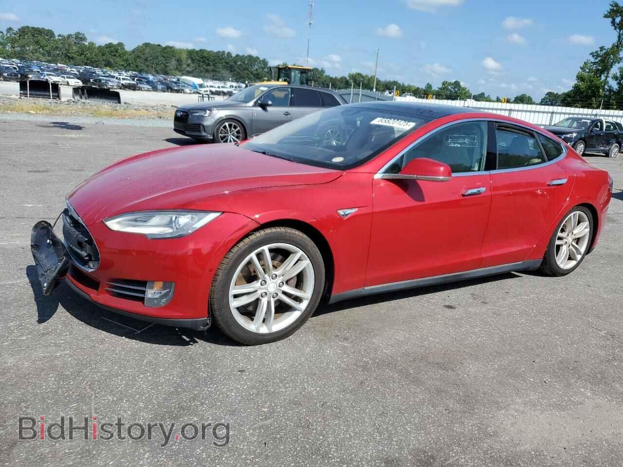 Photo 5YJSA1V21FF100219 - TESLA MODEL S 2015
