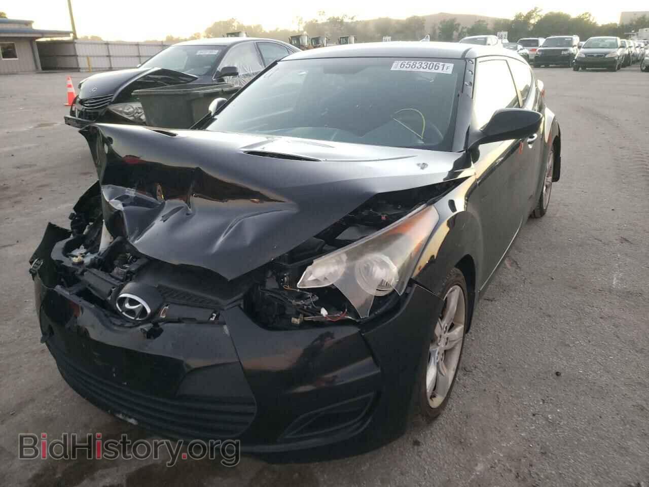 2012 HYUNDAI VELOSTER - VIN: KMHTC6AD2CU036645 - Фото 2