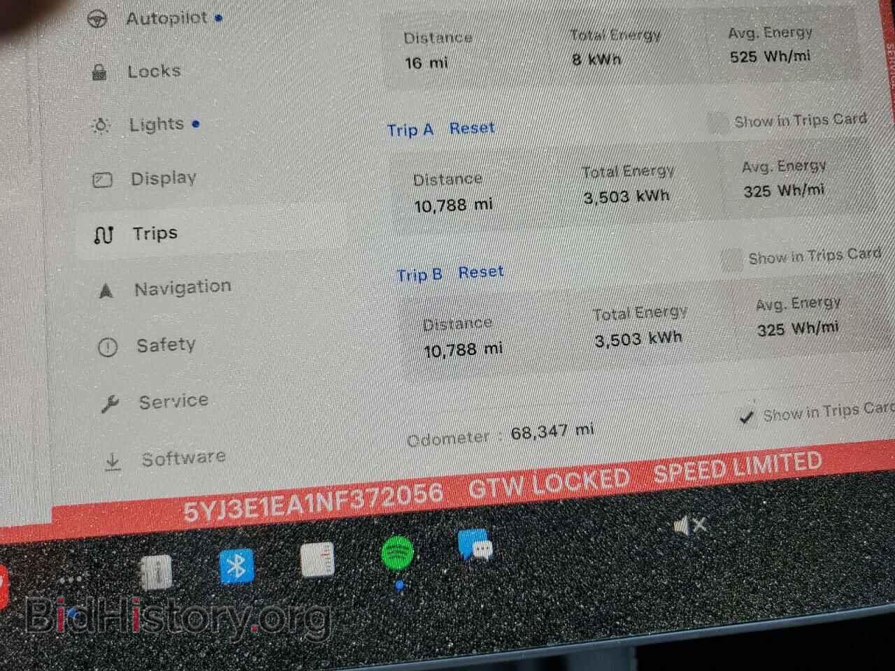 2022 TESLA MODEL 3 - VIN: 5YJ3E1EA1NF372056 - Photo 9