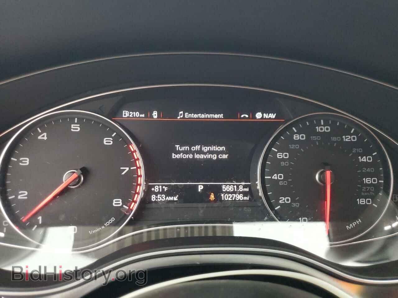 2013 AUDI A6 - VIN: WAUJGAFC7DN129088 - Фото 9