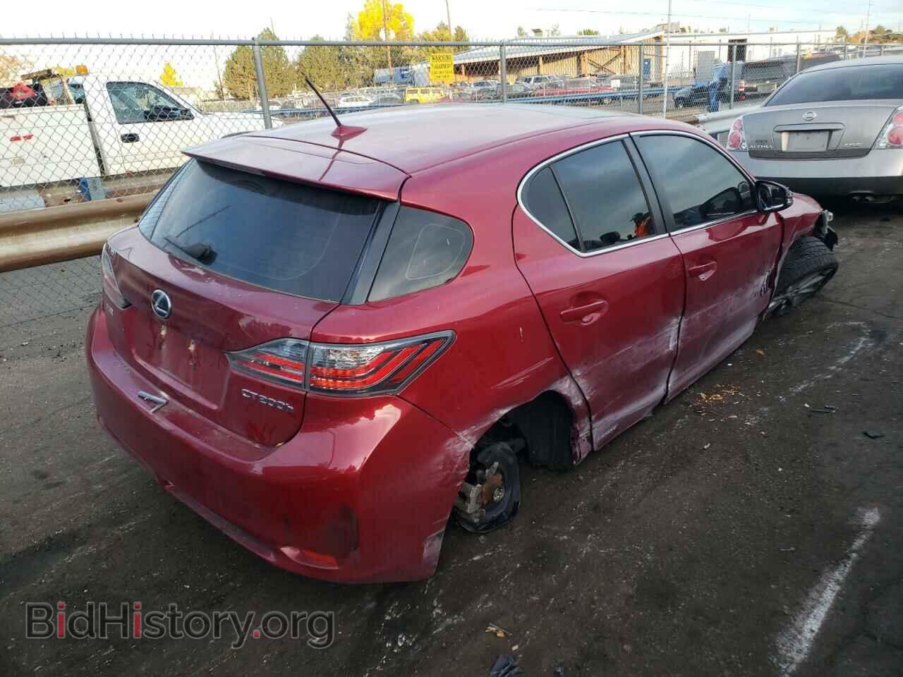 2013 LEXUS CT 200 - VIN: JTHKD5BH6D2172054 - Фото 4