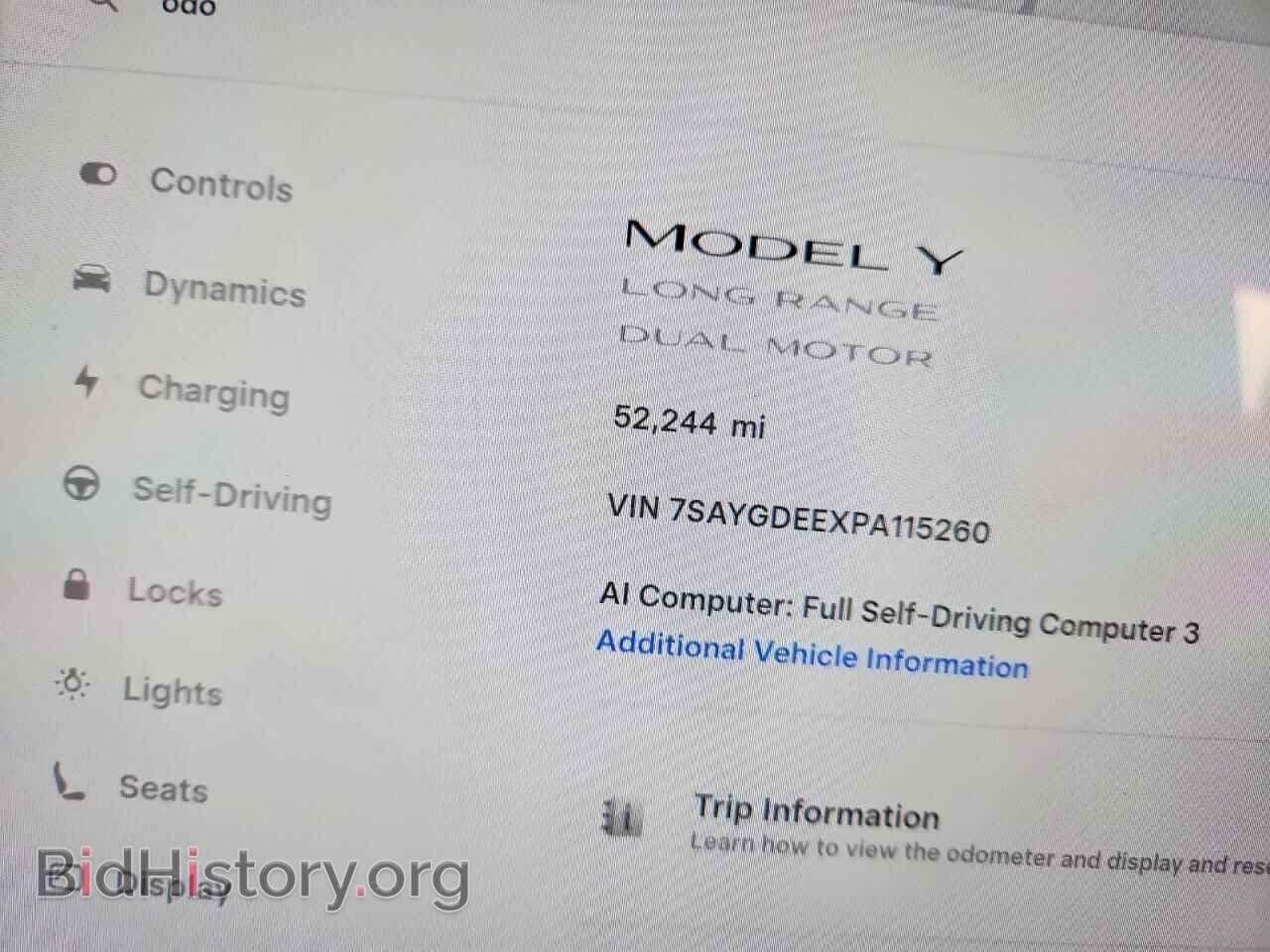 2023 TESLA MODEL Y - VIN: 7SAYGDEEXPA115260 - Фото 9