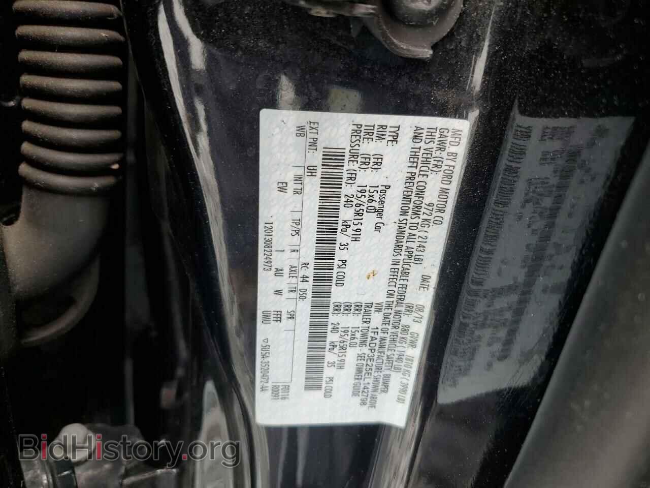2014 FORD FOCUS - VIN: 1FADP3E25EL142798 - Фото 13