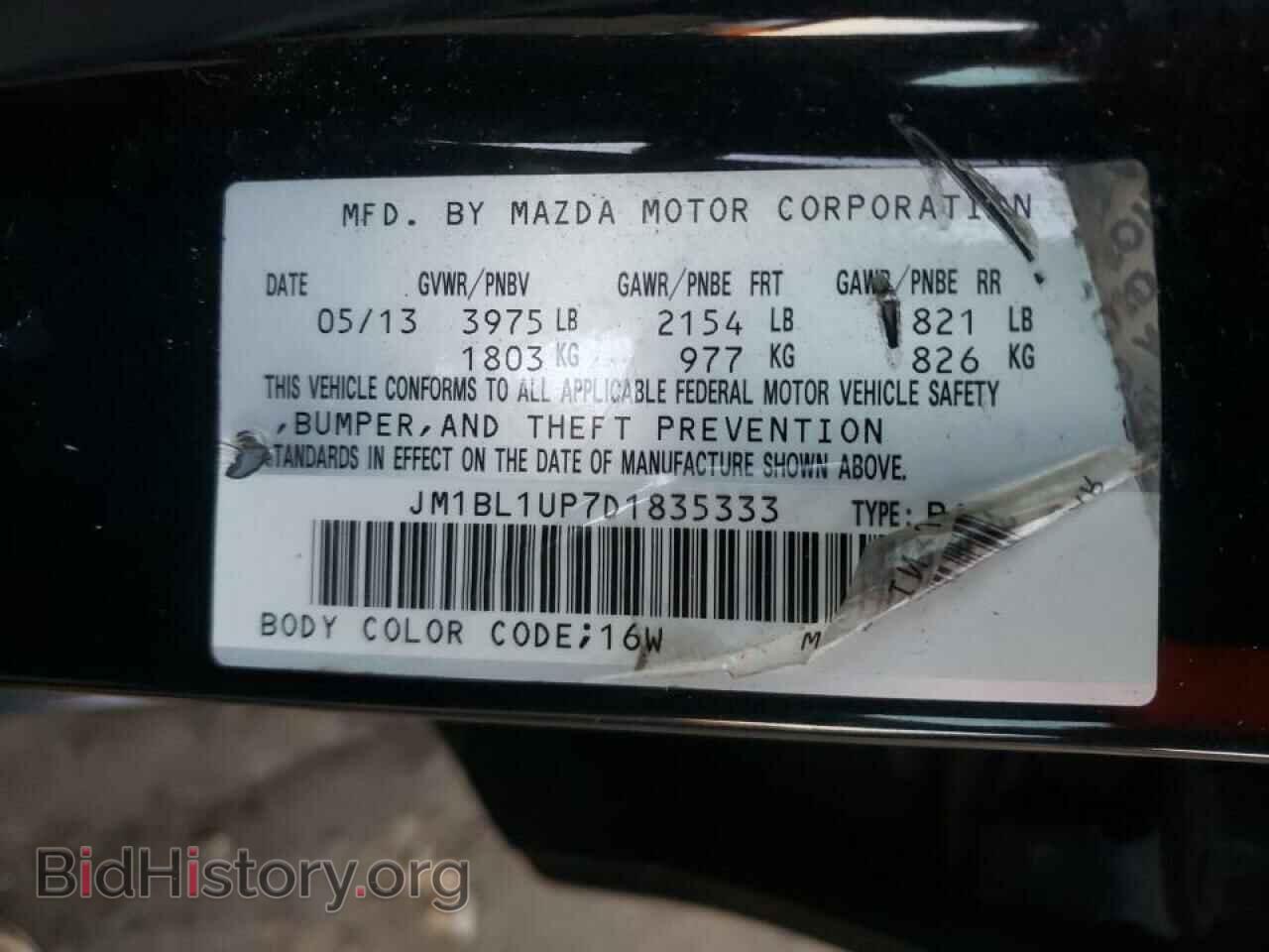 2013 MAZDA 3 - VIN: JM1BL1UP7D1835333 - Фото 10