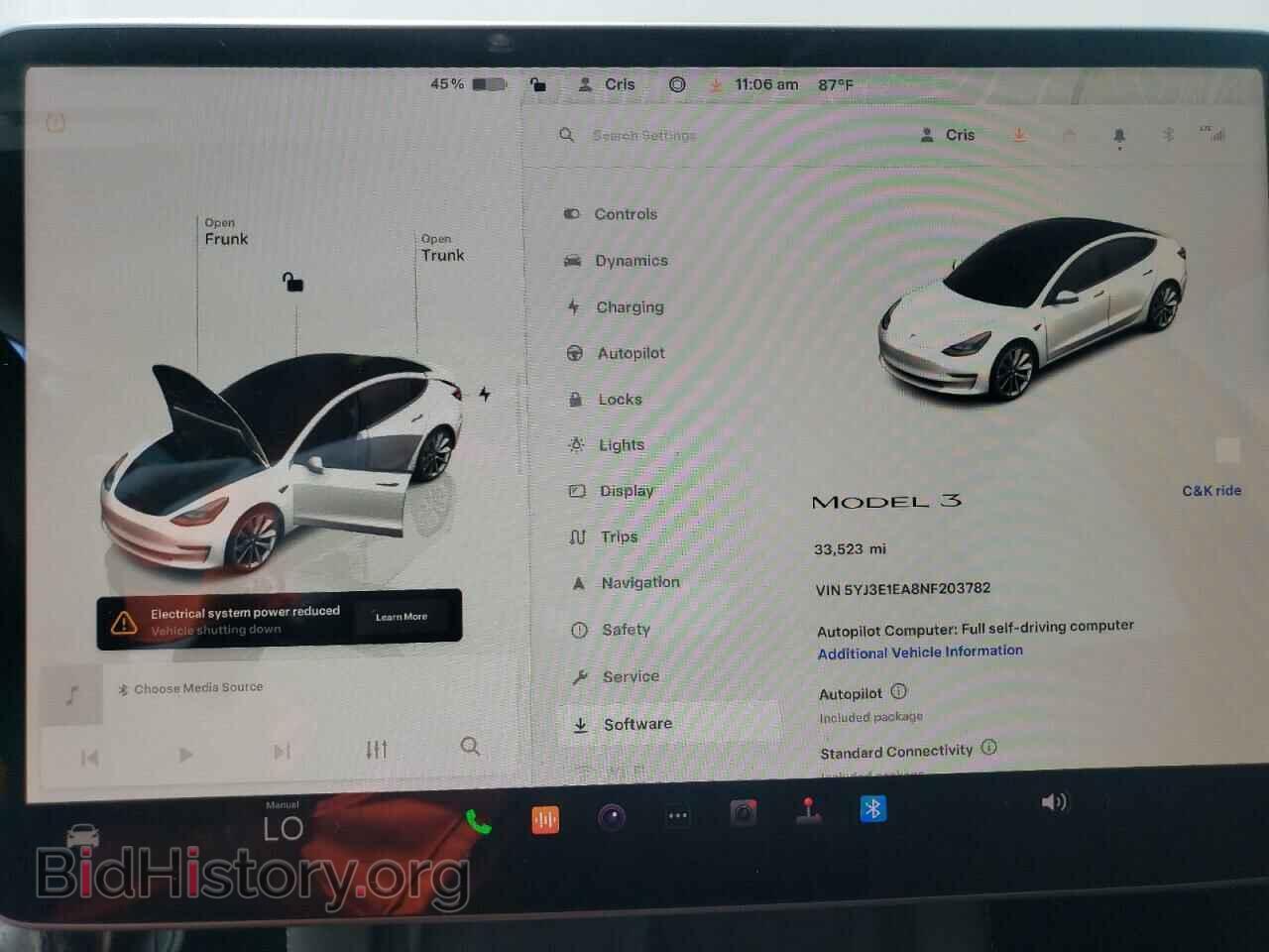 2022 TESLA MODEL 3 - VIN: 5YJ3E1EA8NF203782 - Photo 9