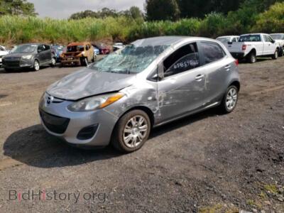 2014 Mazda 2 Sport, серебристый — VIN JM1DE1KY0E0185671, Copart