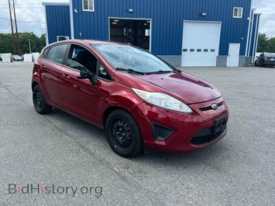 2013 Ford FIESTA SE, red — VIN 3FADP4EJ2DM205608, Copart