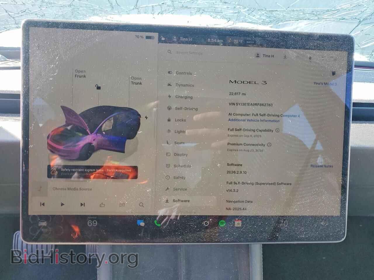 2024 TESLA MODEL 3 - VIN: 5YJ3E1EA9RF862783 - Фото 9