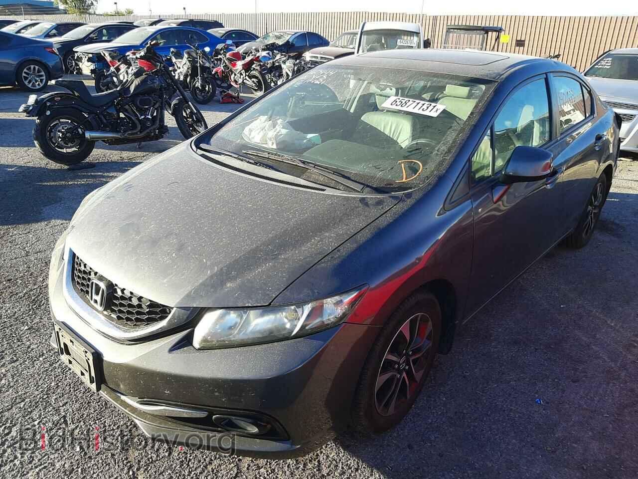 2013 HONDA CIVIC - VIN: 2HGFB2F96DH554488 - Фото 2