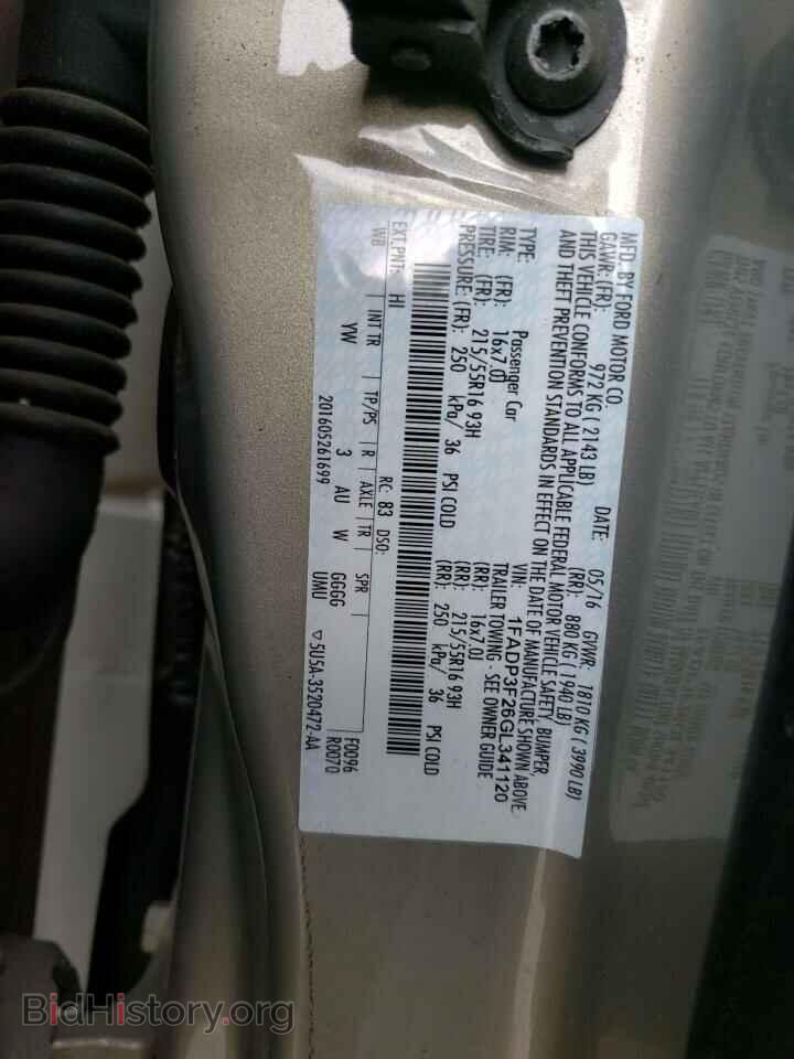 2016 FORD FOCUS - VIN: 1FADP3F26GL341120 - Photo 10