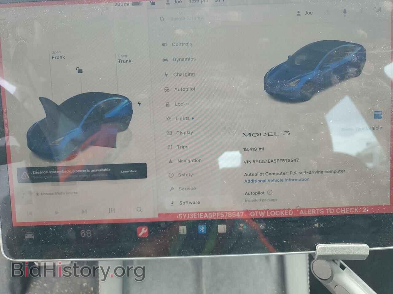 2023 TESLA MODEL 3 - VIN: 5YJ3E1EA5PF578547 - Photo 9