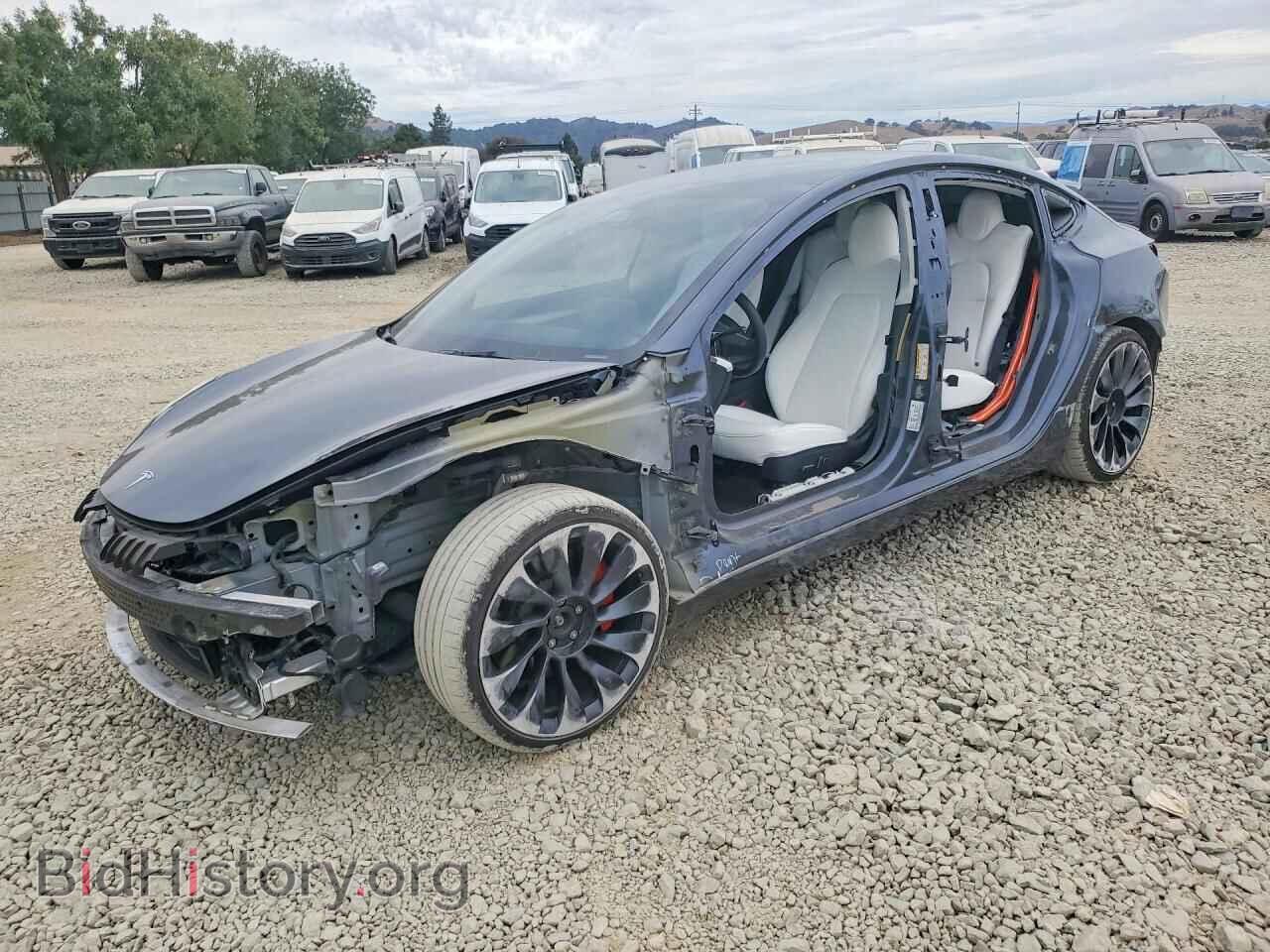 Photo 5YJ3E1EC9NF312138 - TESLA MODEL 3 2022