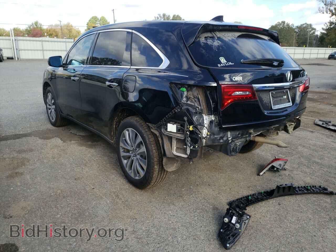 2016 ACURA MDX - VIN: 5FRYD3H4XGB004244 - Фото 3