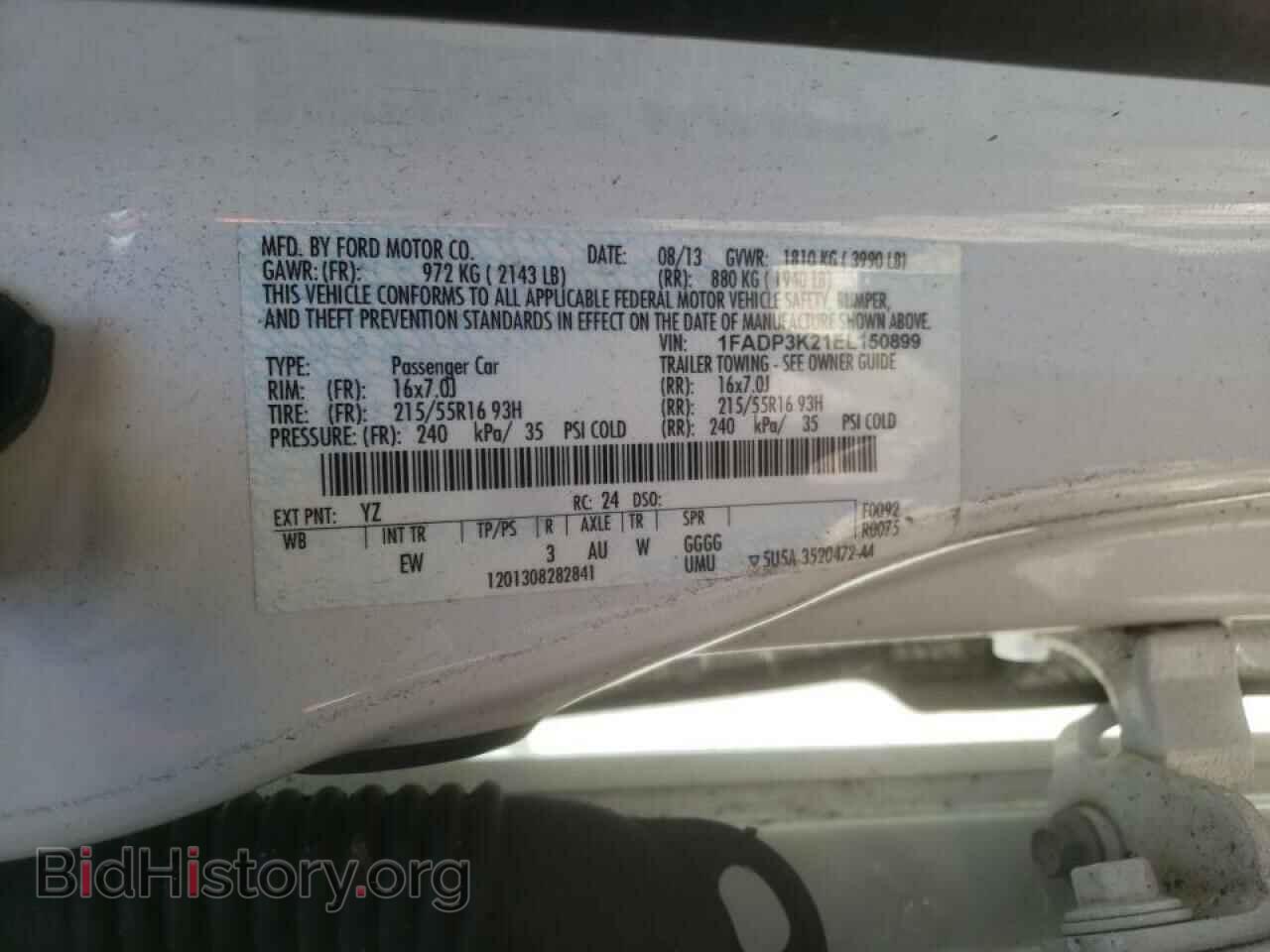 2014 FORD FOCUS - VIN: 1FADP3K21EL150899 - Photo 10