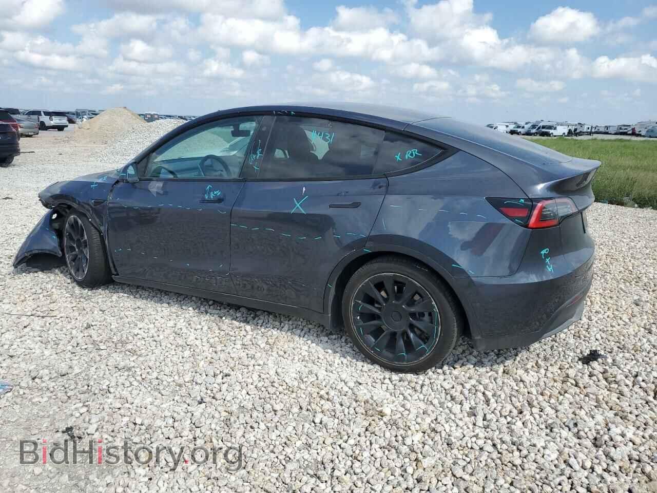 2020 TESLA MODEL Y - VIN: 5YJYGDEE6LF038123 - Фото 2