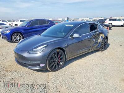 2019 Tesla MODEL 3, gray — VIN 5YJ3E1EB7KF392770, Copart