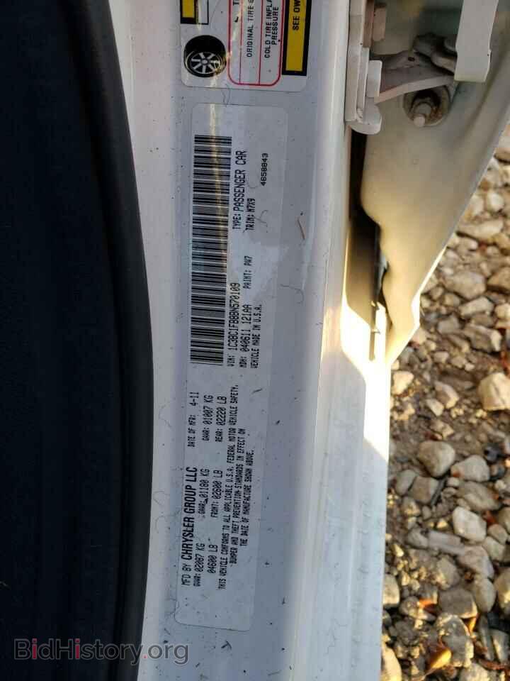 2011 CHRYSLER 200 - VIN: 1C3BC1FB8BN570109 - Фото 10