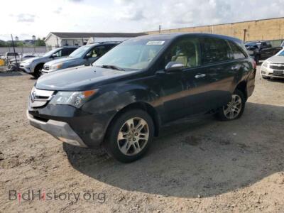 2008 Acura MDX, черный — VIN 2HNYD28298H509417, Copart