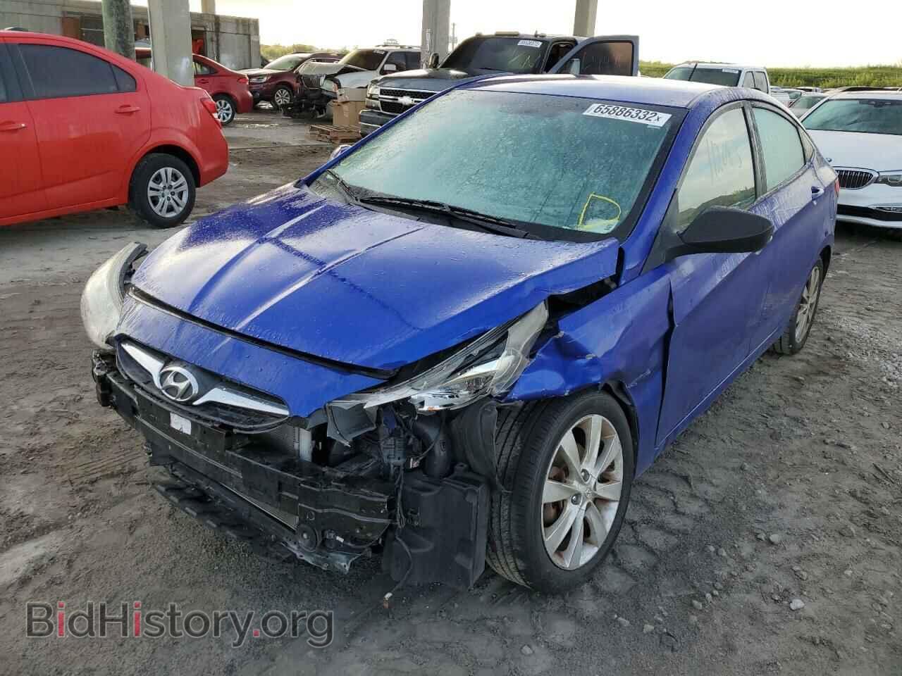 2013 HYUNDAI ACCENT - VIN: KMHCU4AE4DU580592 - Фото 2