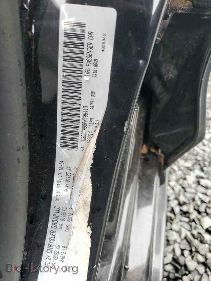 2015 CHRYSLER 200 - VIN: 1C3CCCAB9FN608413 - Фото 12