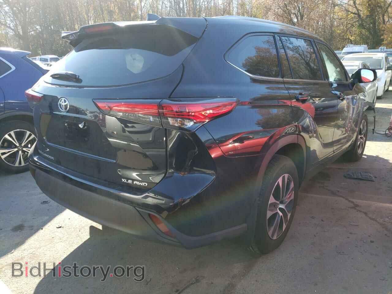 2021 TOYOTA HIGHLANDER - VIN: 5TDGZRBH7MS531324 - Фото 4