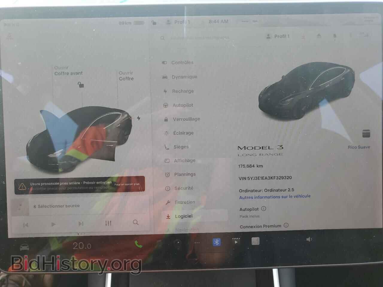 2019 TESLA MODEL 3 - VIN: 5YJ3E1EA3KF329320 - Photo 9