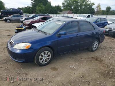 2006 Toyota COROLLA LE, синий — VIN JTDBR32EX60057792, Copart