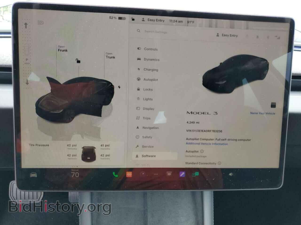 2024 TESLA MODEL 3 - VIN: 5YJ3E1EA0RF763236 - Фото 9