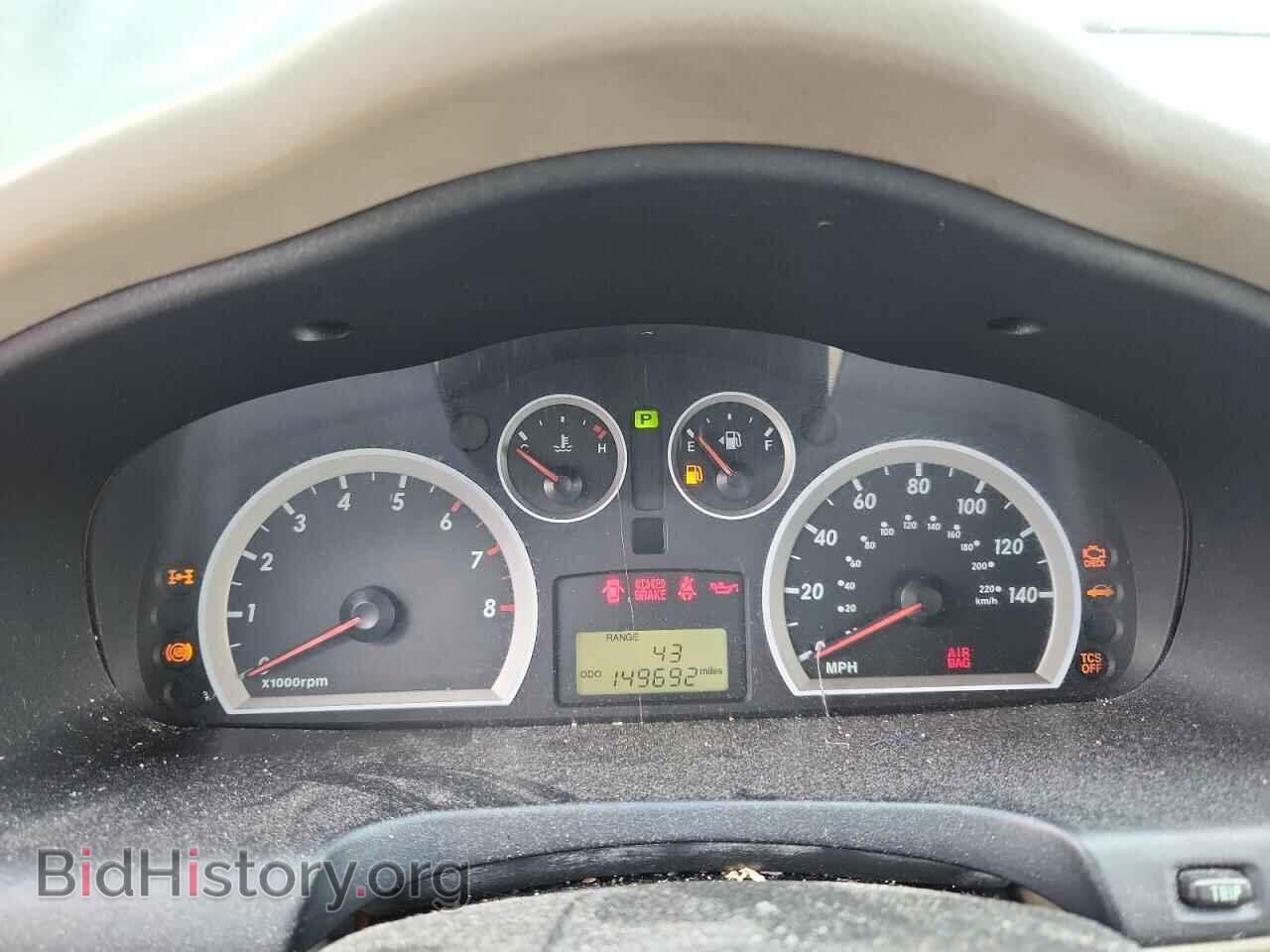 2006 HYUNDAI SANTA FE - VIN: KM8SC73E26U112005 - Фото 9