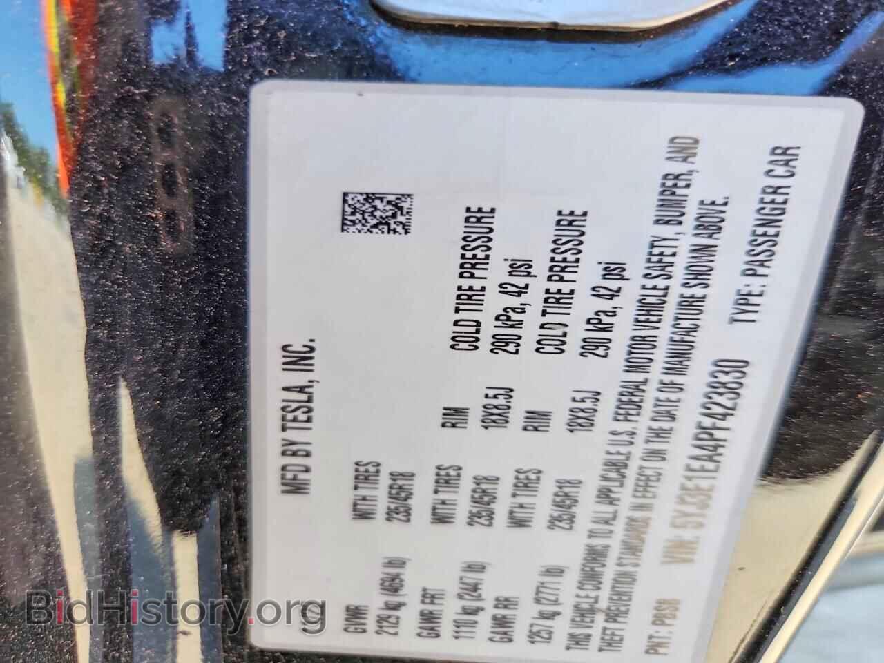 2023 TESLA MODEL 3 - VIN: 5YJ3E1EA4PF423830 - Photo 12