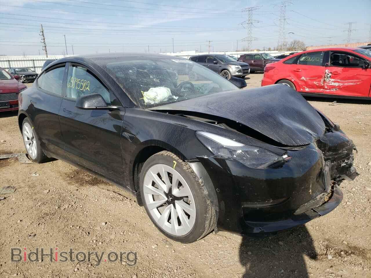 Photo 5YJ3E1EA0MF908056 - TESLA MODEL 3 2021