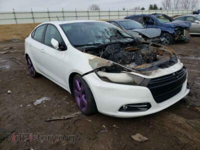 2014 Dodge DART Dart GT, white — VIN 1C3CDFEBXED826714, Copart