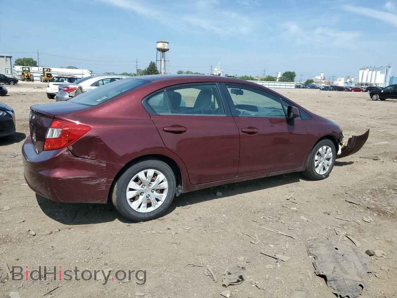 2012 HONDA CIVIC - VIN: 19XFB2F57CE378640 - Фото 3