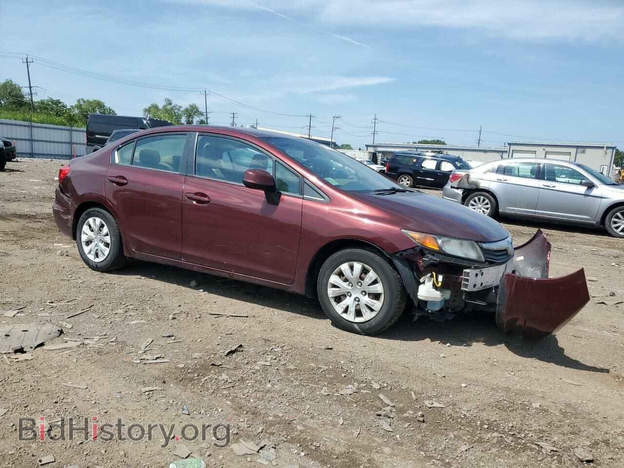 2012 HONDA CIVIC - VIN: 19XFB2F57CE378640 - Фото 4