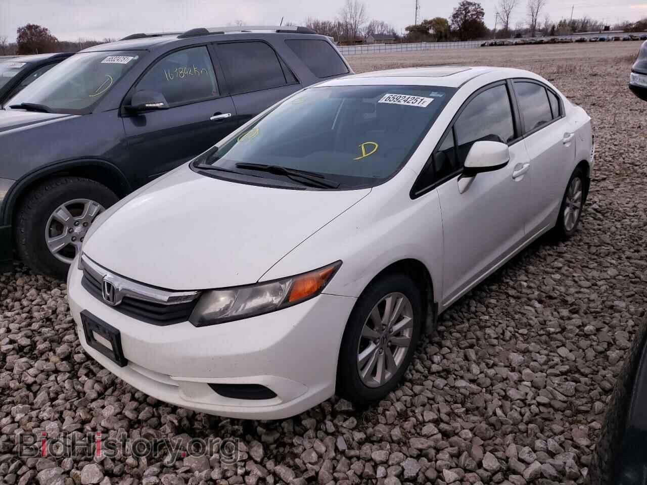 2012 HONDA CIVIC - VIN: 2HGFB2F95CH112820 - Фото 2